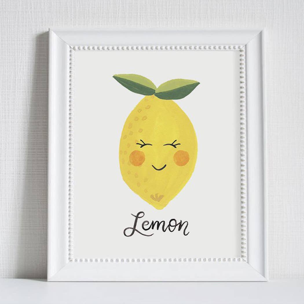 LoveLight Paper - Wholesale Art Print - Lemon Face - Art Print (8x10)0