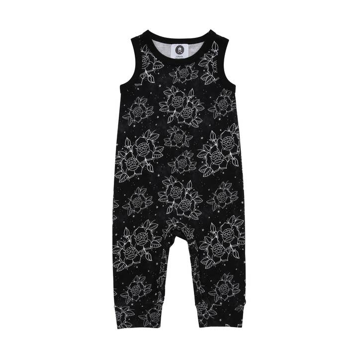 Rose Tattoo Baby Romper for wholesale by Metallimonsters