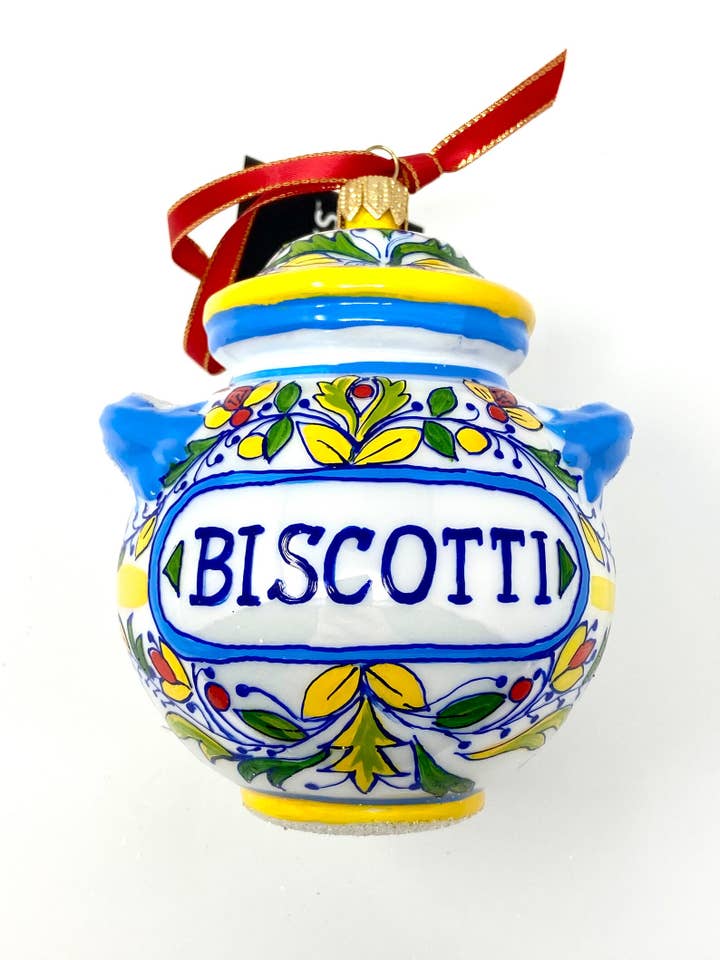 Italian Cookie Jar Holiday Polish Glass Christmas Ornament A for wholesale by Kenzies of London