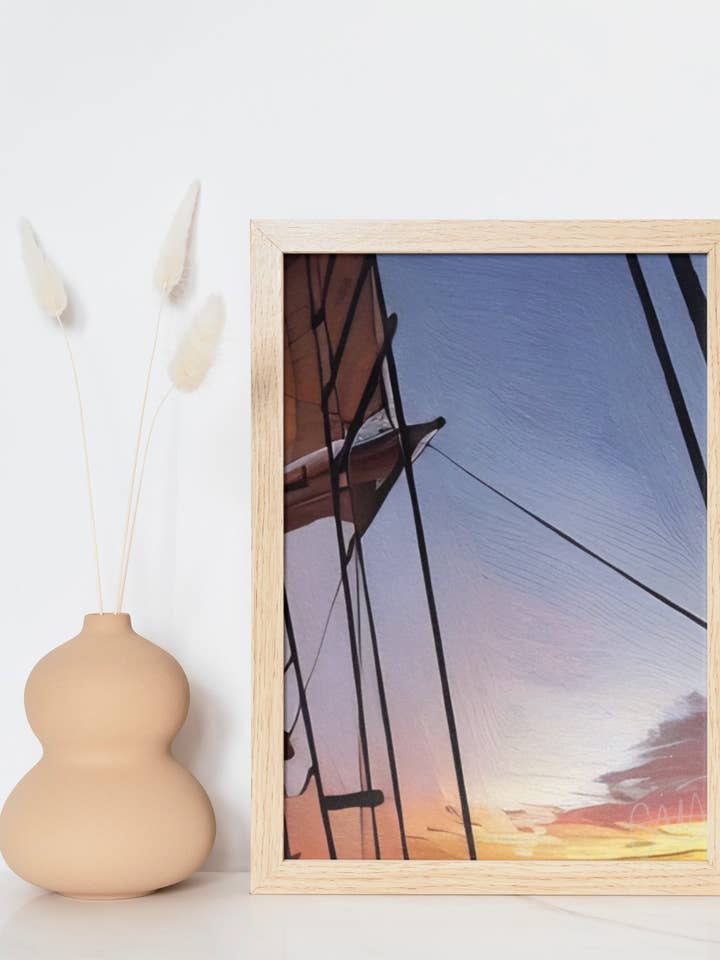 Solnedgångssegeltryck för wholesale av Ramsaydigitals