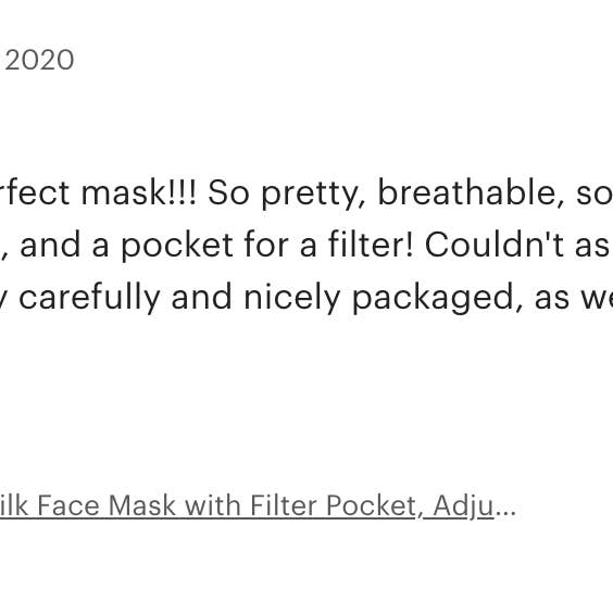 Cute Sass ™ - Wholesale Medisch gezichtsmasker - MULBERRY ZIJDEN GEZICHTSMASKER MET FILTERZAK10