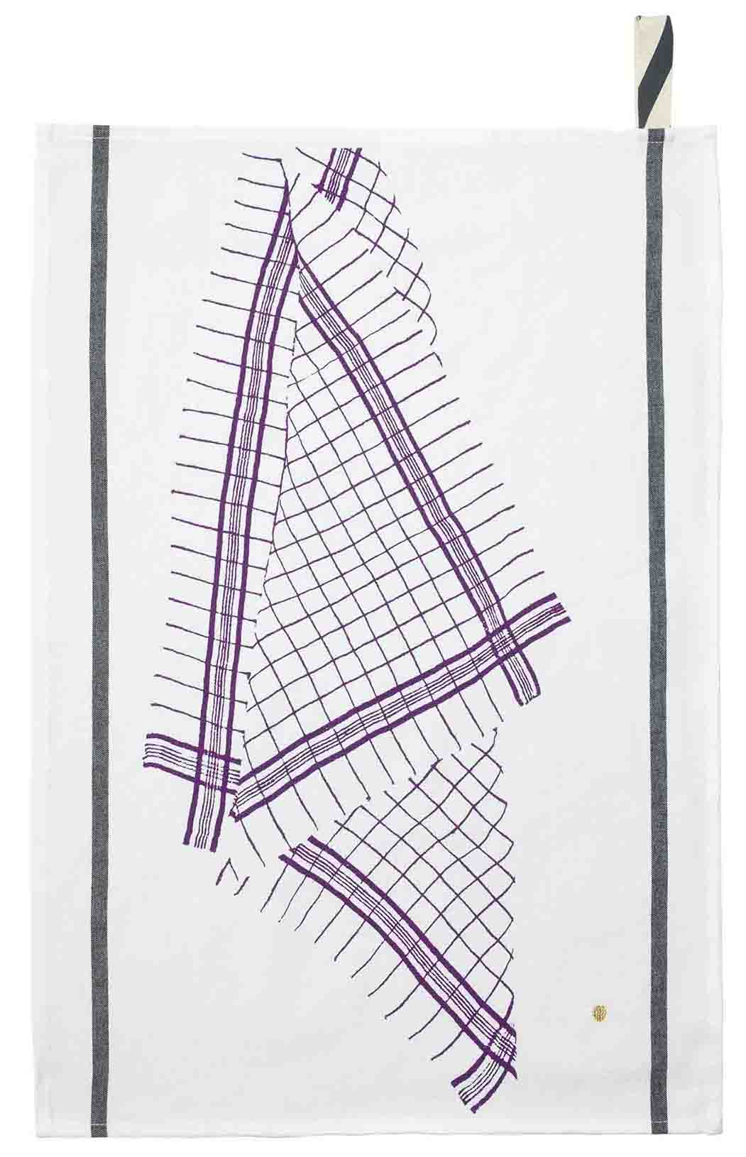 Maison Vivaraise & La Cerise sur le Gâteau - Wholesale Tea Towel - Uncle Violet Tea Towel 70 x 500