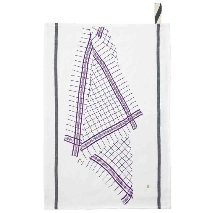 Maison Vivaraise & La Cerise sur le Gâteau - Wholesale Tea Towel - Uncle Violet Tea Towel 70 x 50