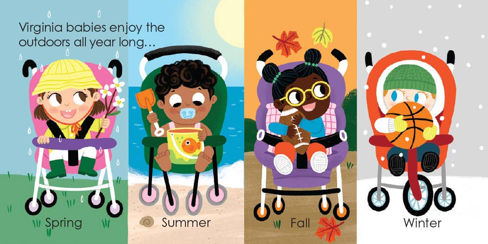 Sourcebooks - Wholesale Baby & Toddler Book (0-2) - Virginia Baby2