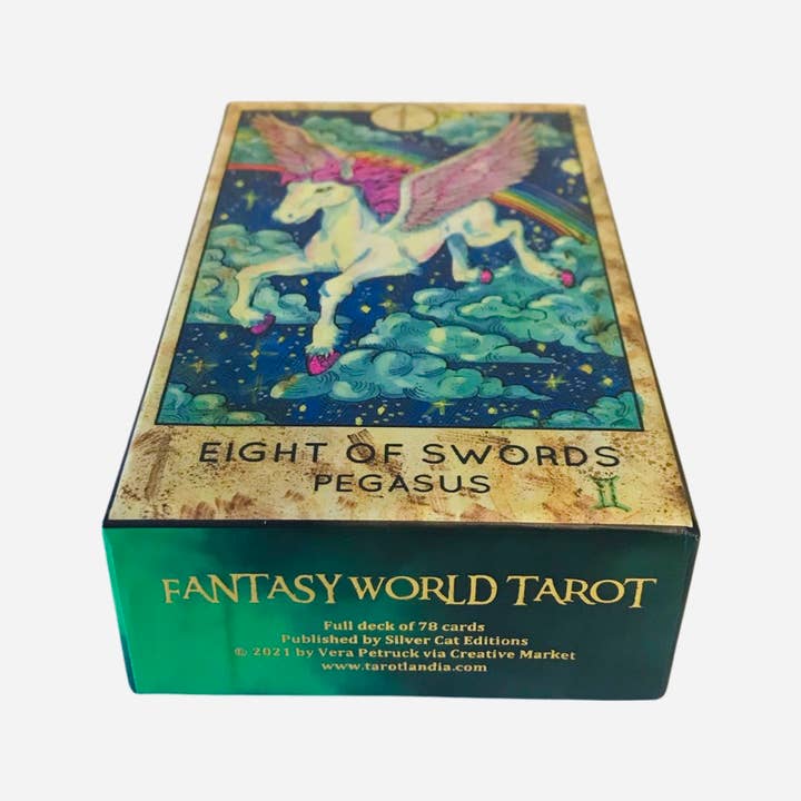 Tarotlandia – Cartas de tarô por atacado – Baralho de Tarô Fantasy World De Luxe Edição Limitada (Samiramay)3