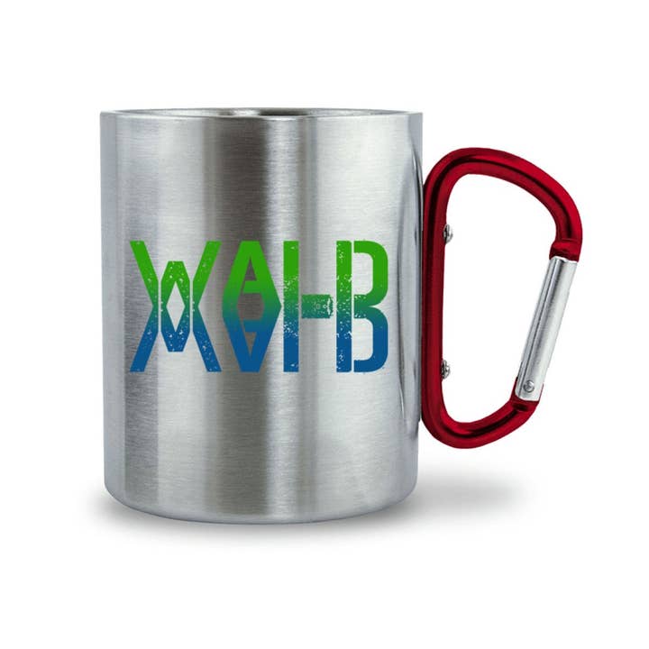 Uwaldu - Venta al por mayor Vaso termo - Forest Forest - taza de acero inoxidable con asa mosquetón