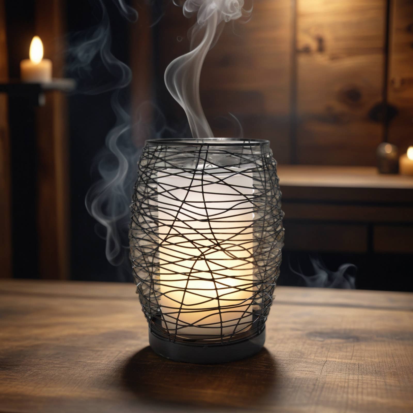 Zen'Arôme - Wholesale Electronic Diffuser - Volupsia Glass and Metal Aroma Diffuser + Remote Control