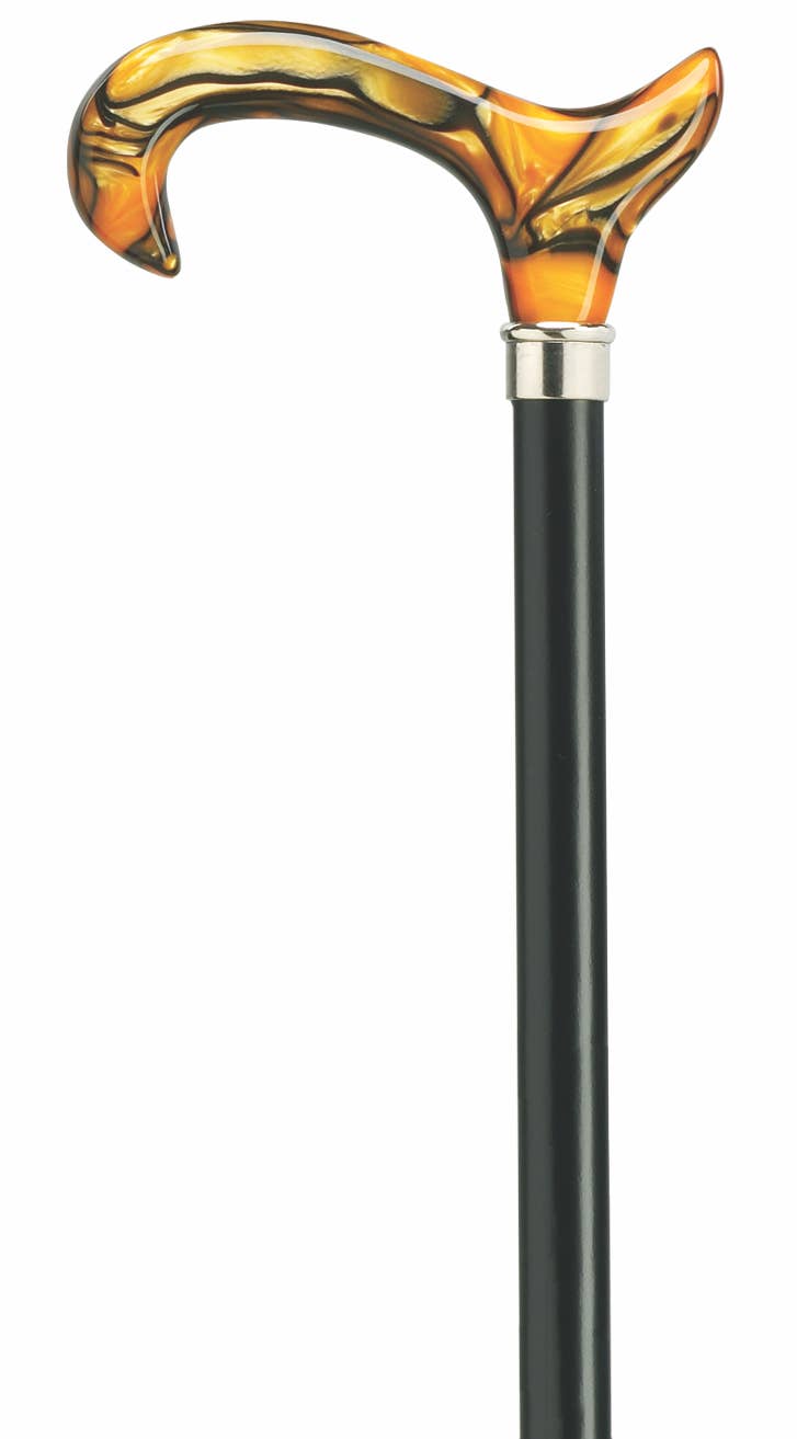 Harvy Canes - Wholesale Sporting Accessories - Imported Acrylic Orange Derby Handle1