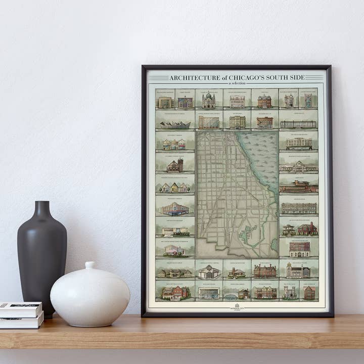 Wonder City Studio - Wholesale Art Print - Architecture Of Chicago's South Side2