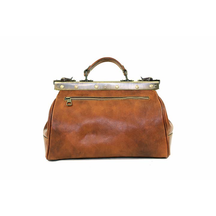 Charlie Leather - Wholesale Top Handle Bag - Women's - Flavela Medium Doctor Handbag4