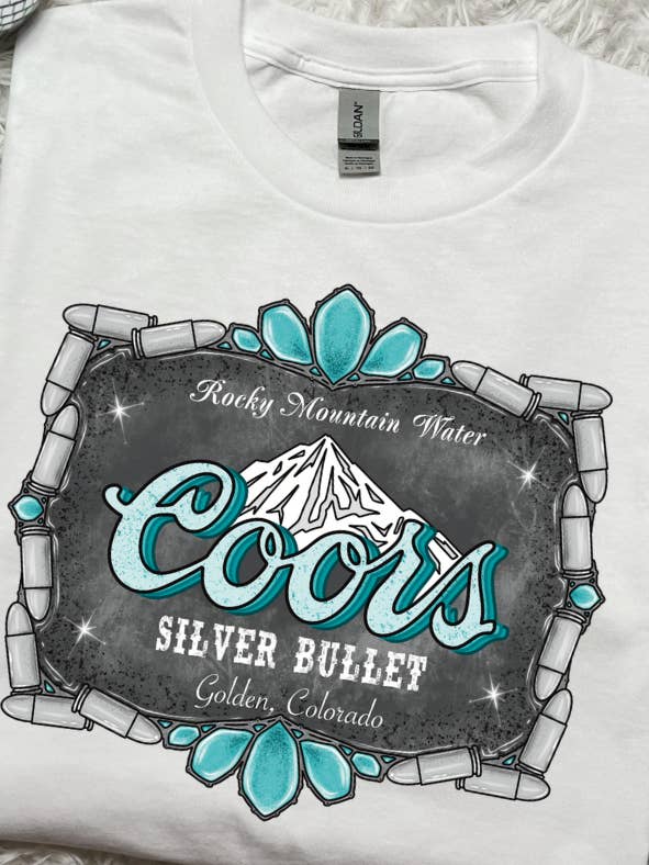 Silver Bullet Tee for wholesale by Twisted Iron Wholesale