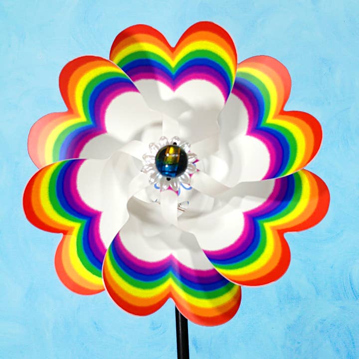 Regenbogen-Windrad-Windspiel, wirbelnder Windmühlen-Ventilator für den Großhandel von Paper Arboretum