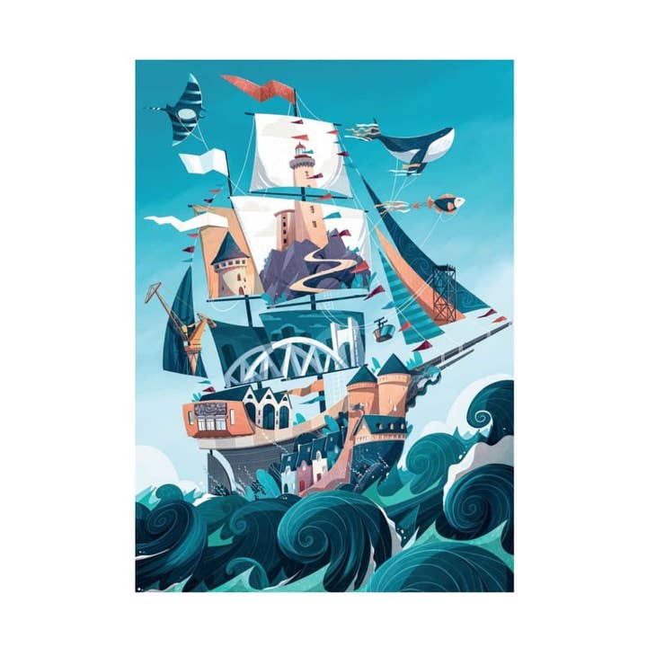 Puzzle Set Sail – Trevell – 500 pieces for wholesale by Trevell