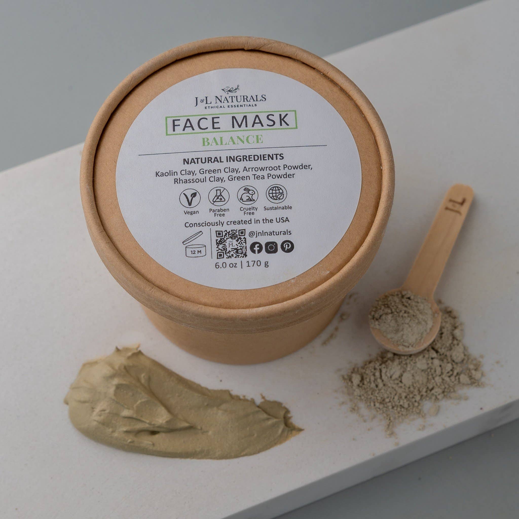 J&L Naturals - Wholesale Skincare Face Mask - Nourishing Skincare Face Mask10