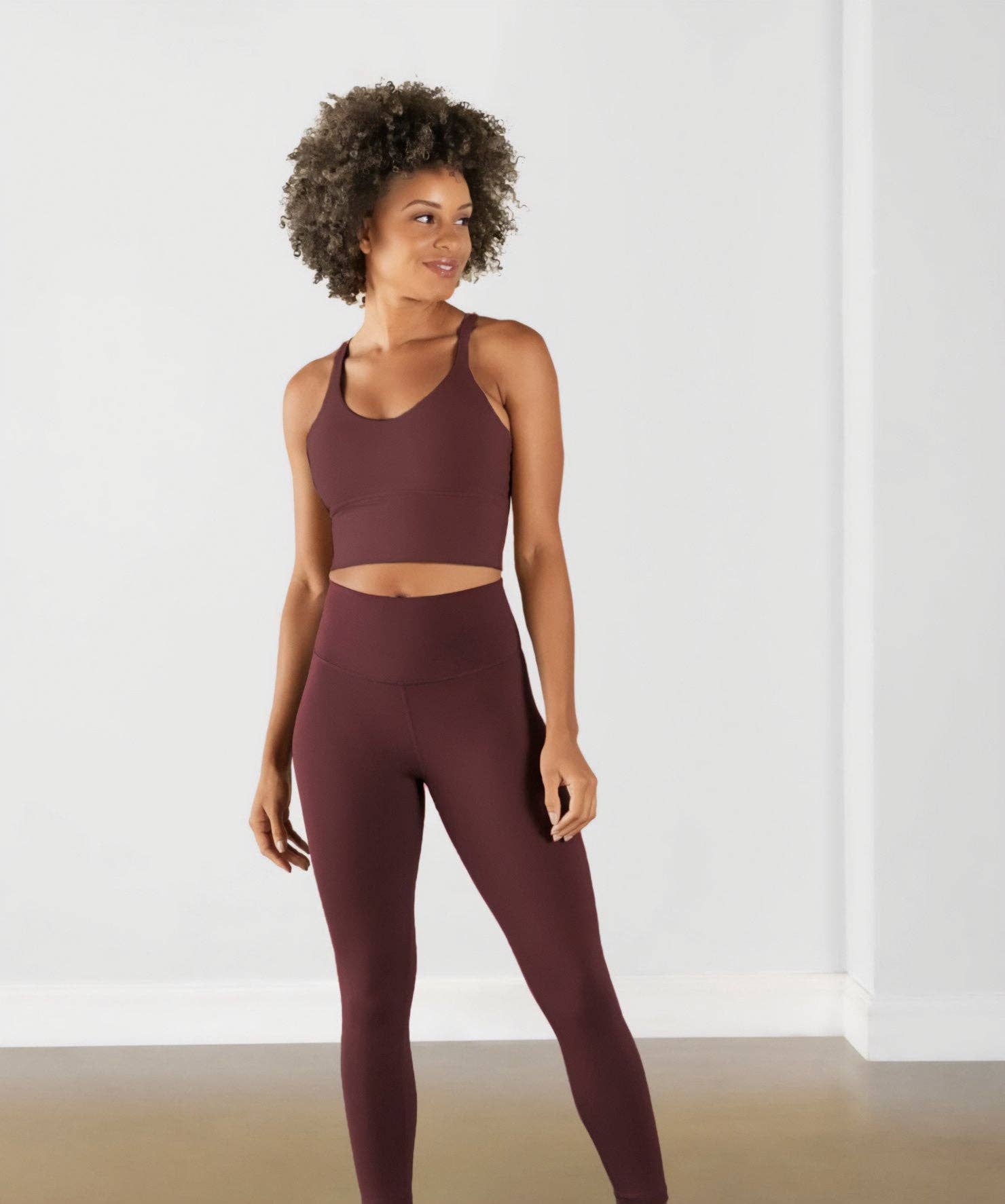 Vneck Elevate Bra Peppercorn for wholesale on Faire1