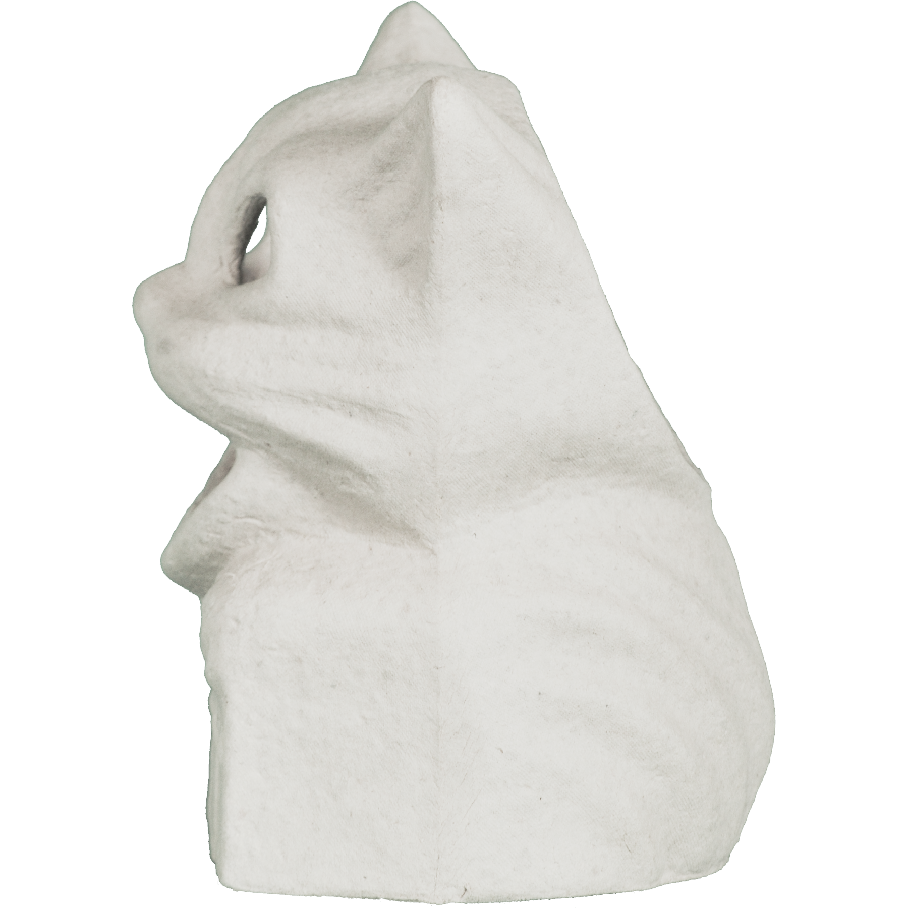 Bare Naked Crafts - Vente Kit de bricolage - Cat on a Fence, papier mâché prêt à finir2