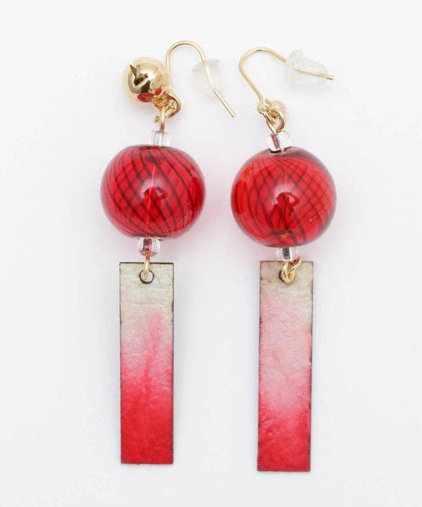 Ametsuchi by Amina Collection - Wholesale Dangle Earrings - FURIN Wind Chime Earrings6