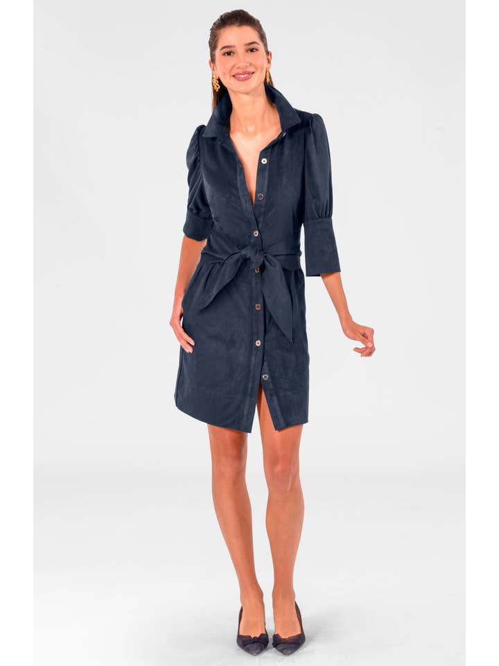 Gretchen Scott LLC - Wholesale Dress - Women's - Swagger Dress - Ultra Suede22