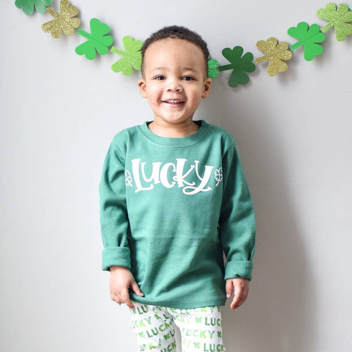 Lucky Tshirt | St. Patrick's Day for wholesale by Cuddle Sleep Dream
