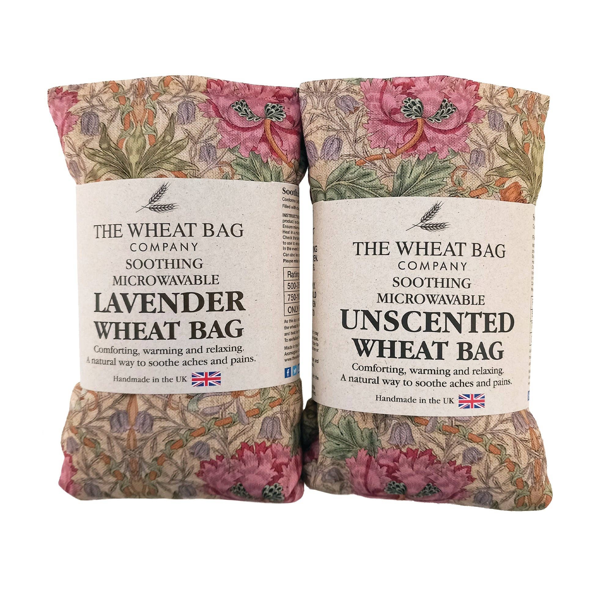 The Wheat Bag Company - Vente Compresses chaud/froid - Sac à blé William Morris Honeysuckle Rose en coton1