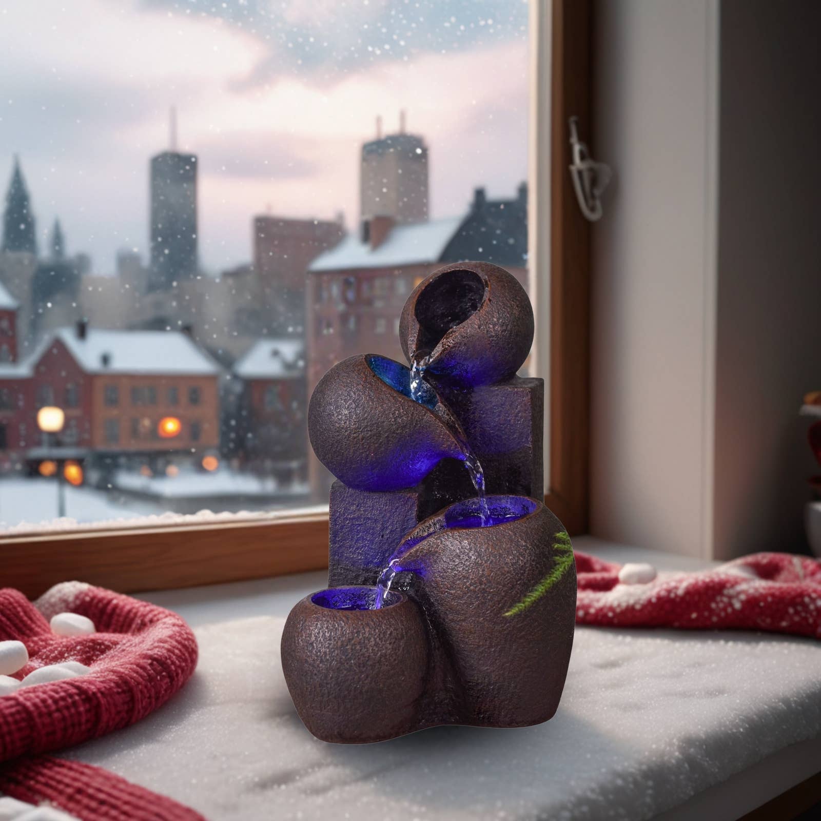 Zen'Arôme – wholesale Dekorativt bordsobjekt – Luba Zen inomhusfontän - Zen och avkopplande atmosfär6