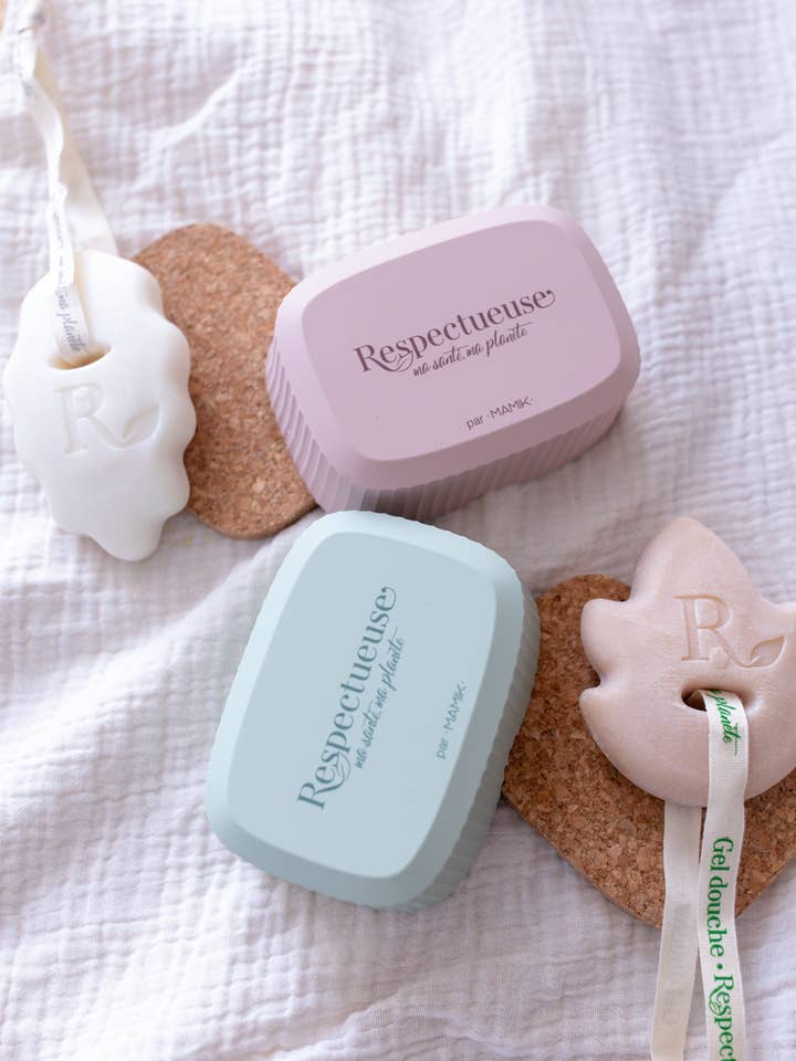 Solid cosmetic transport box - Soap box for wholesale by Respectueuse