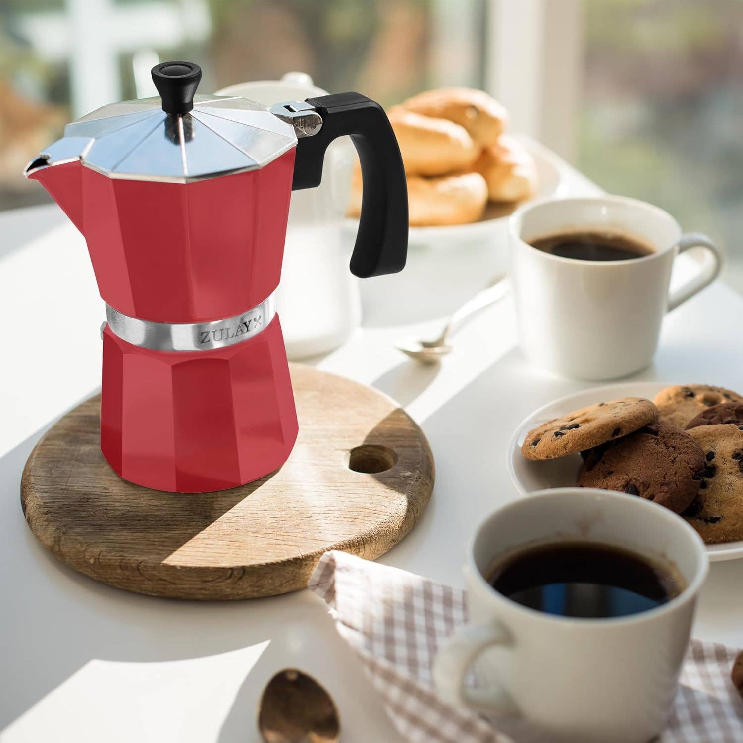 Zulay Kitchen – Großhandel Espressokocher – Moka Pot Espresso - Kubanische Kaffeemaschine6
