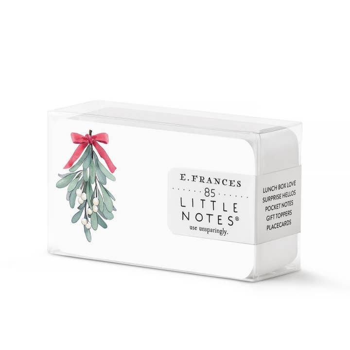 E. Frances Paper - Wholesale Stationery/Notecard Set - Mistletoe Little Notes®