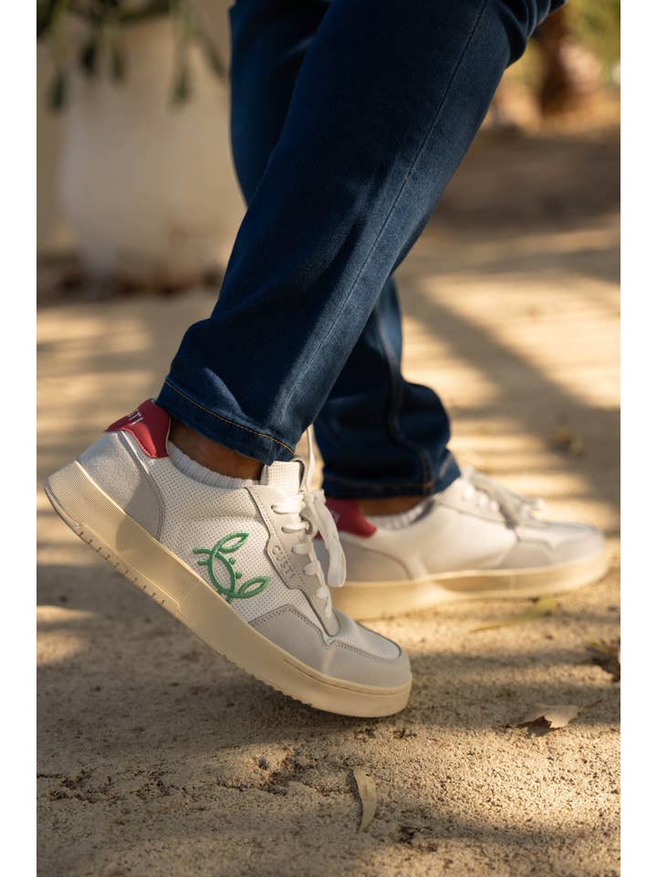 Custi Mikelo: Made in Spain – Sapatilha Lifestyle - Unissexo por atacado – Tênis Verde Cangrejito1