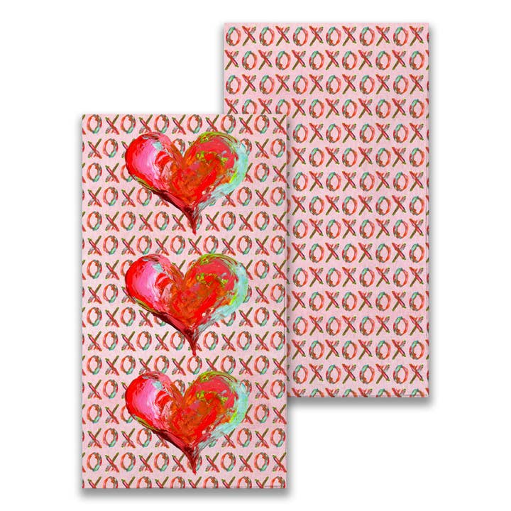 Toalla de invitados XOXO para venta al por mayor de French Graffiti