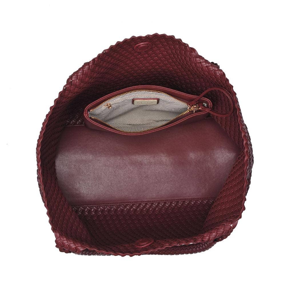 Moda Luxe - Vendita all'ingrosso Borsa tote - Donna - Borsa tote intrecciata in pelle vegana Solana71