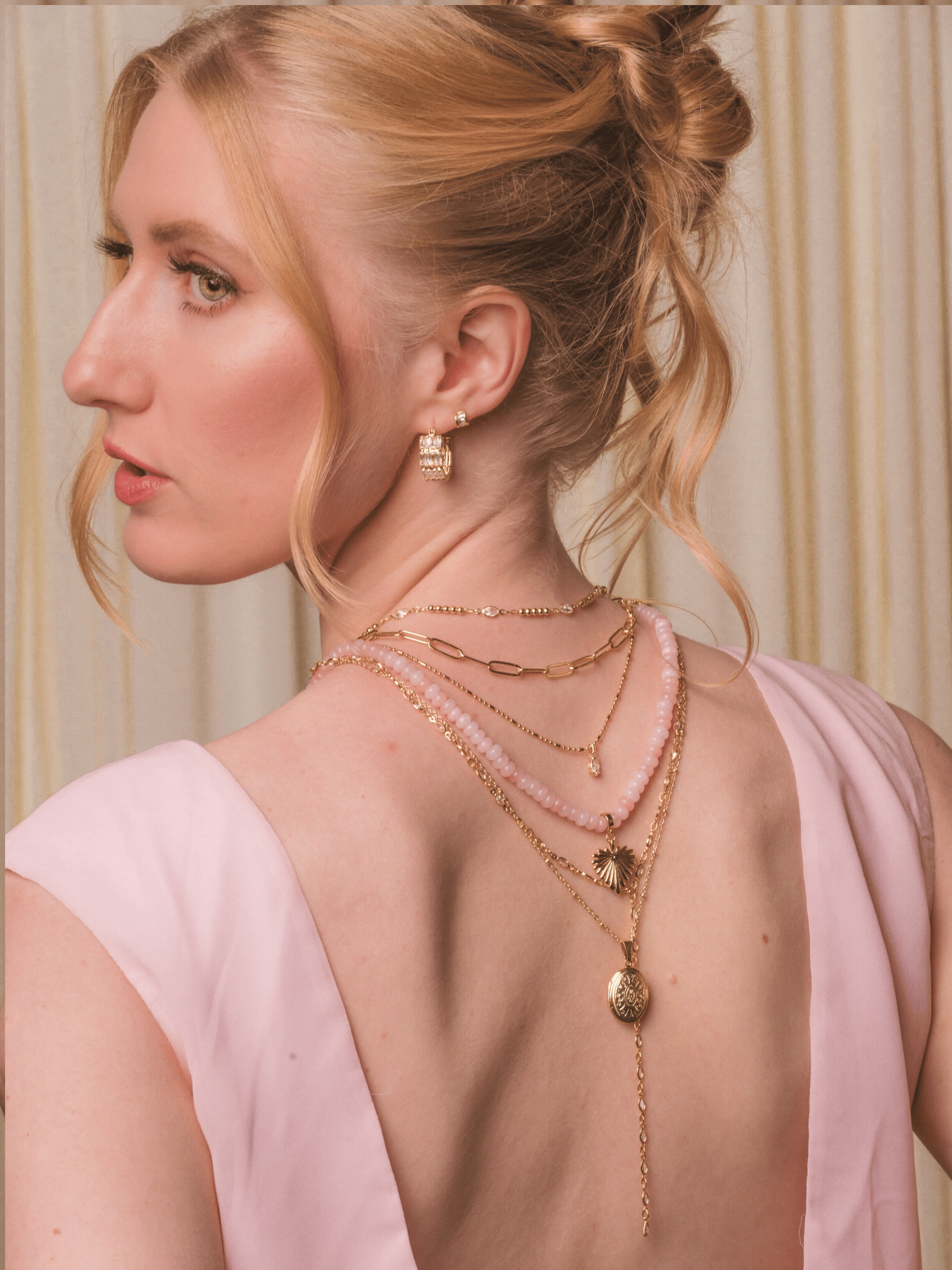 Kinsey Designs – wholesale Link & chain necklace – Maeve Necklace5