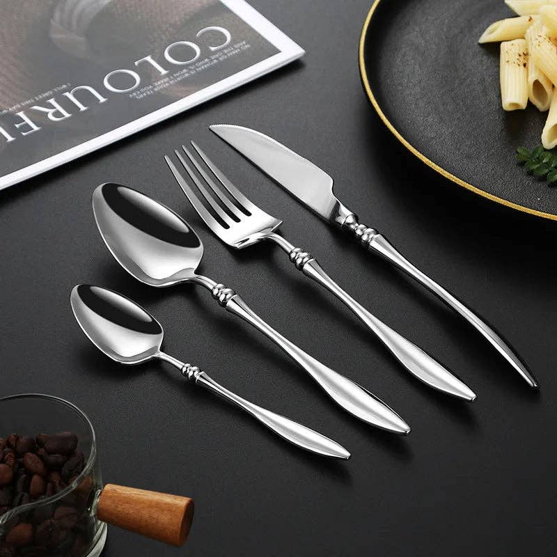 Kiyo Home - Wholesale Assorted Cutlery Set - French Stainless Steel Cutlery | Stainless Silverware Set2