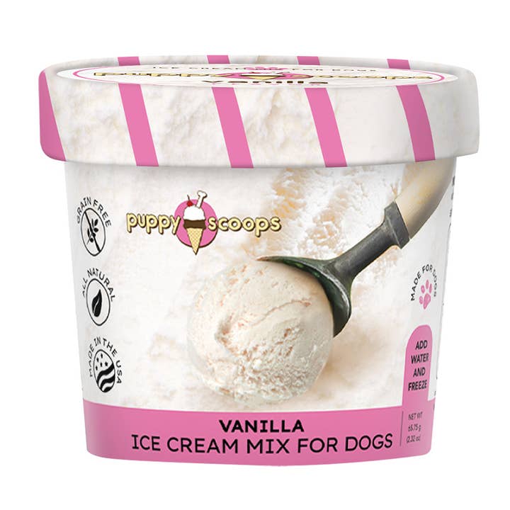Pet Palette Distribution - Wholesale Pet Treats - Dog - Puppy Cake Small Puppy Scoops Vanilla0
