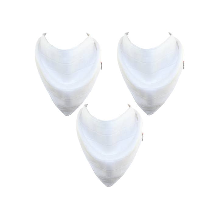 Muslinz - MerryGoRoundUK Ltd – wholesale Bandana bib – MuslinZ 3pk Cotton Muslin Dribble Bibs5