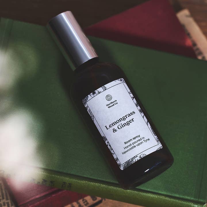 Lemongrass and Ginger 100ml Room Spray for wholesale by The Northern Wood Co
