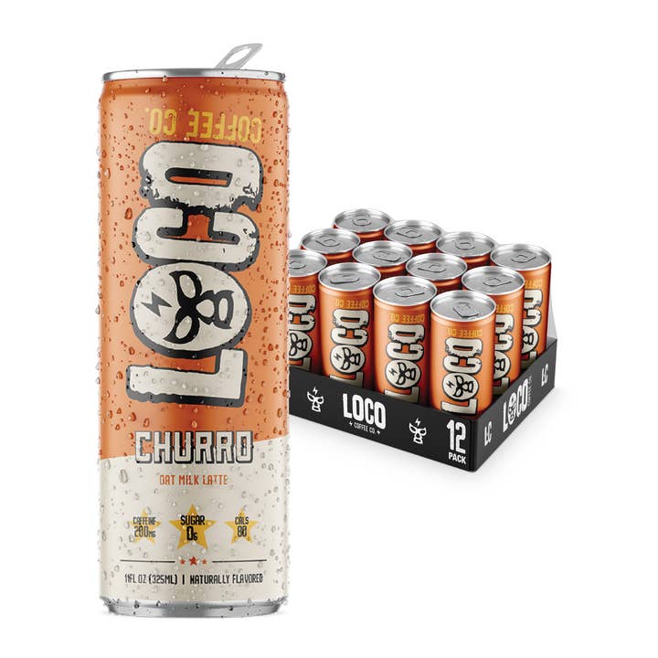 Loco Coffee - Wholesale Iced Coffee/Cold Brew - Churro Oat Milk Latte