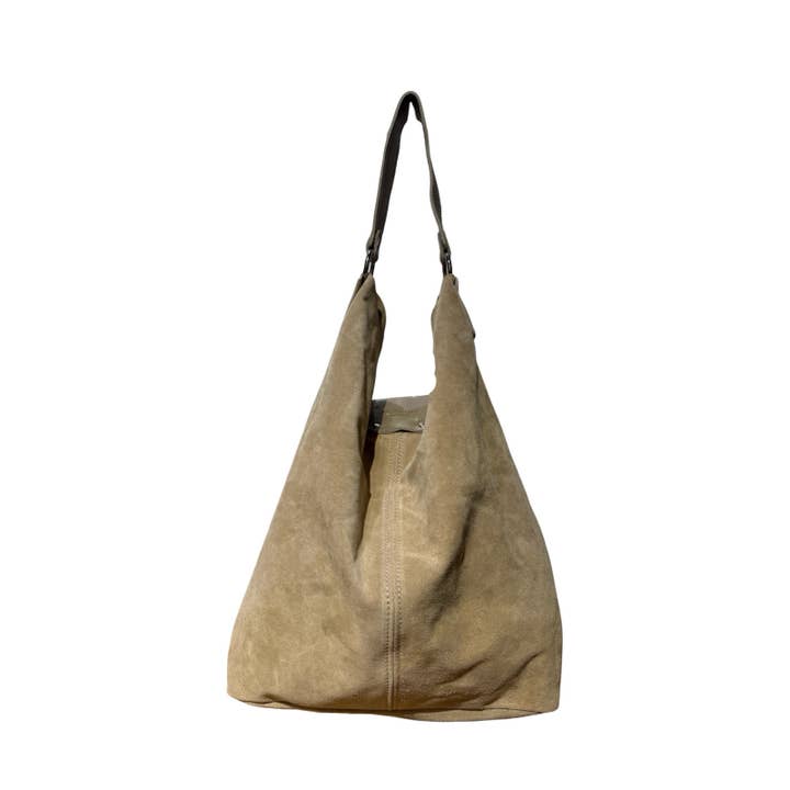 Louisa lee - Wholesale Shoulder Bag - Women's - SUEDE LEATHER SHOULDER BAG ROXY2