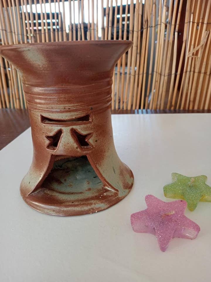 Keramische Theelichthouder Van Aardewerk In Originele Vorm voor wholesale door Poterie Art Déco