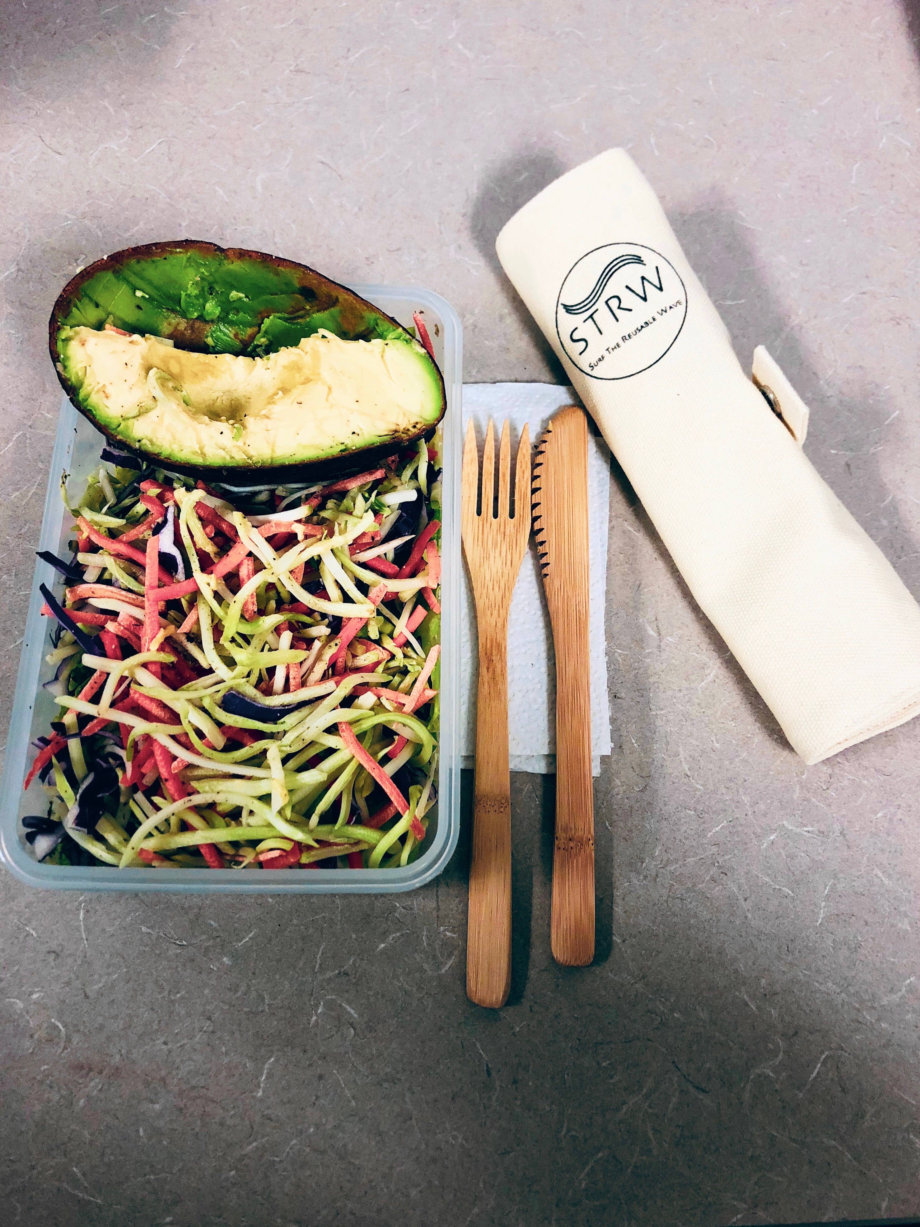 STRW Co. - Wholesale Assorted Cutlery Set - Reusable Bamboo Cutlery3