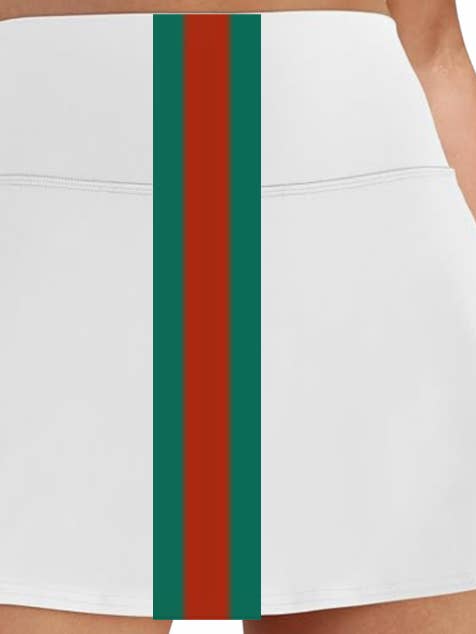 Tennisrok - Klassieke Retro Strepen voor wholesale door Runway Athletics