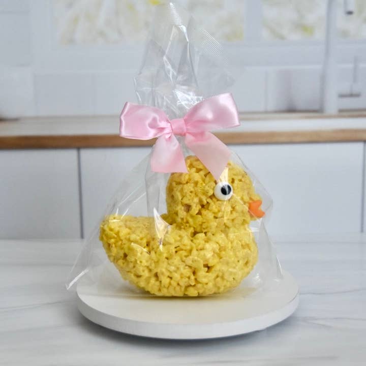 Creative Crispies Co. - Wholesale Marshmallow - Ducky Rice Crispie Traktaties - Doos van 12