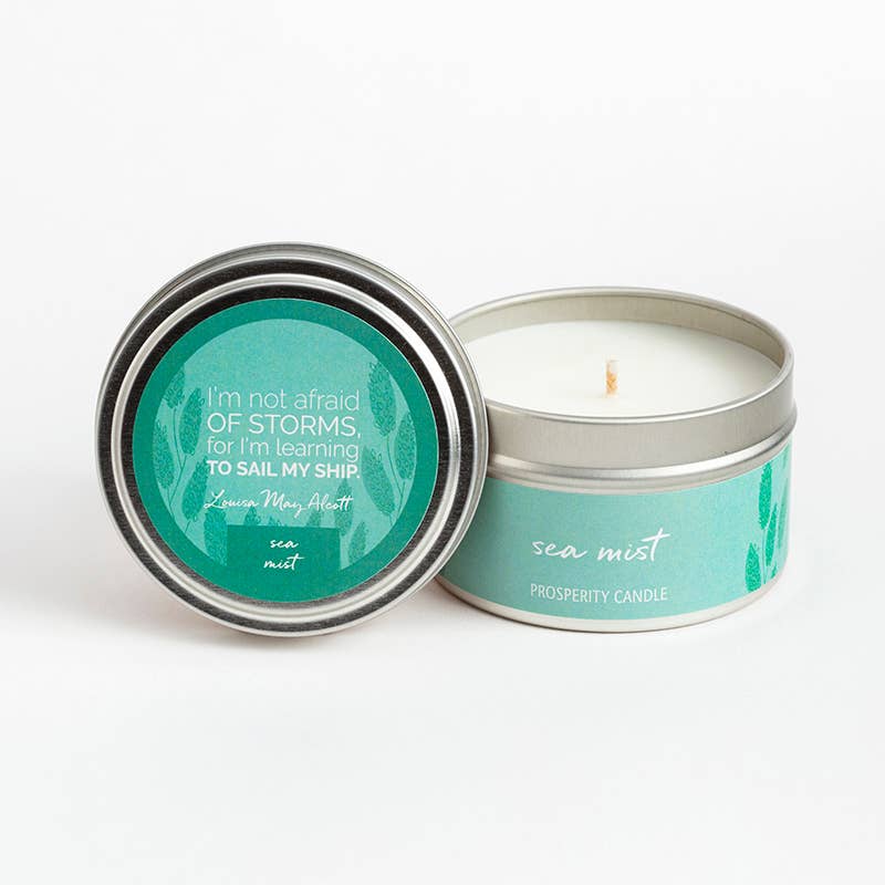 Prosperity Candle - Wholesale Travel Candles - Year of Inspiration 4oz Quote Candle Collection - Handmade10