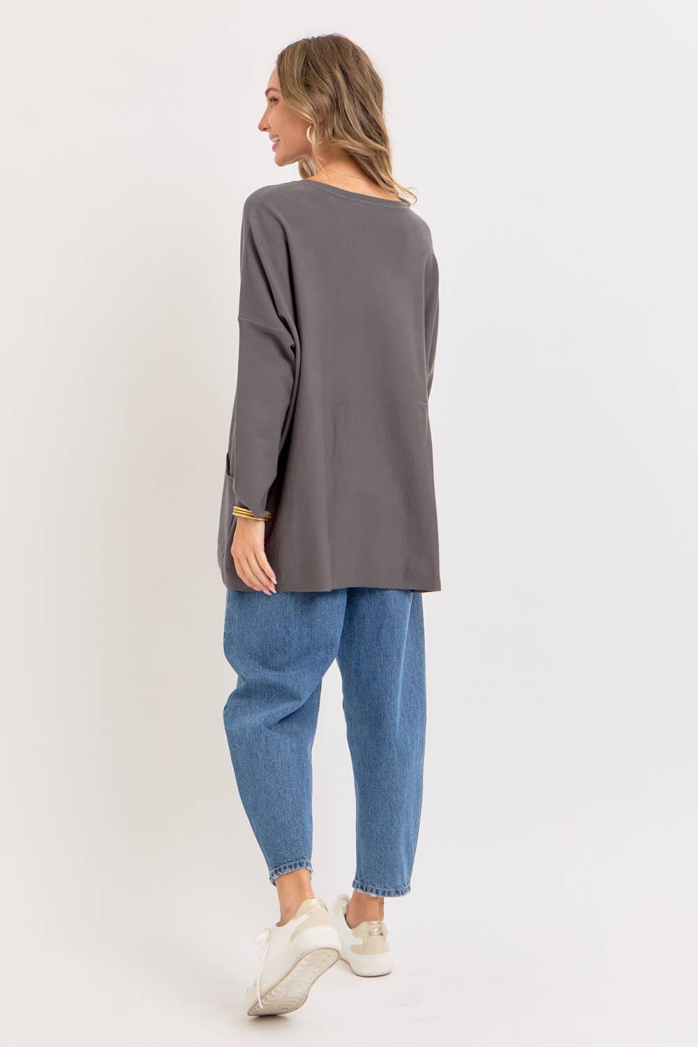 Sweet Lovely by Jen – wholesale Tunikatröja - Dam – OVERSIZE/LÖS PASSFORM TRÖJA MED RUND HALS59