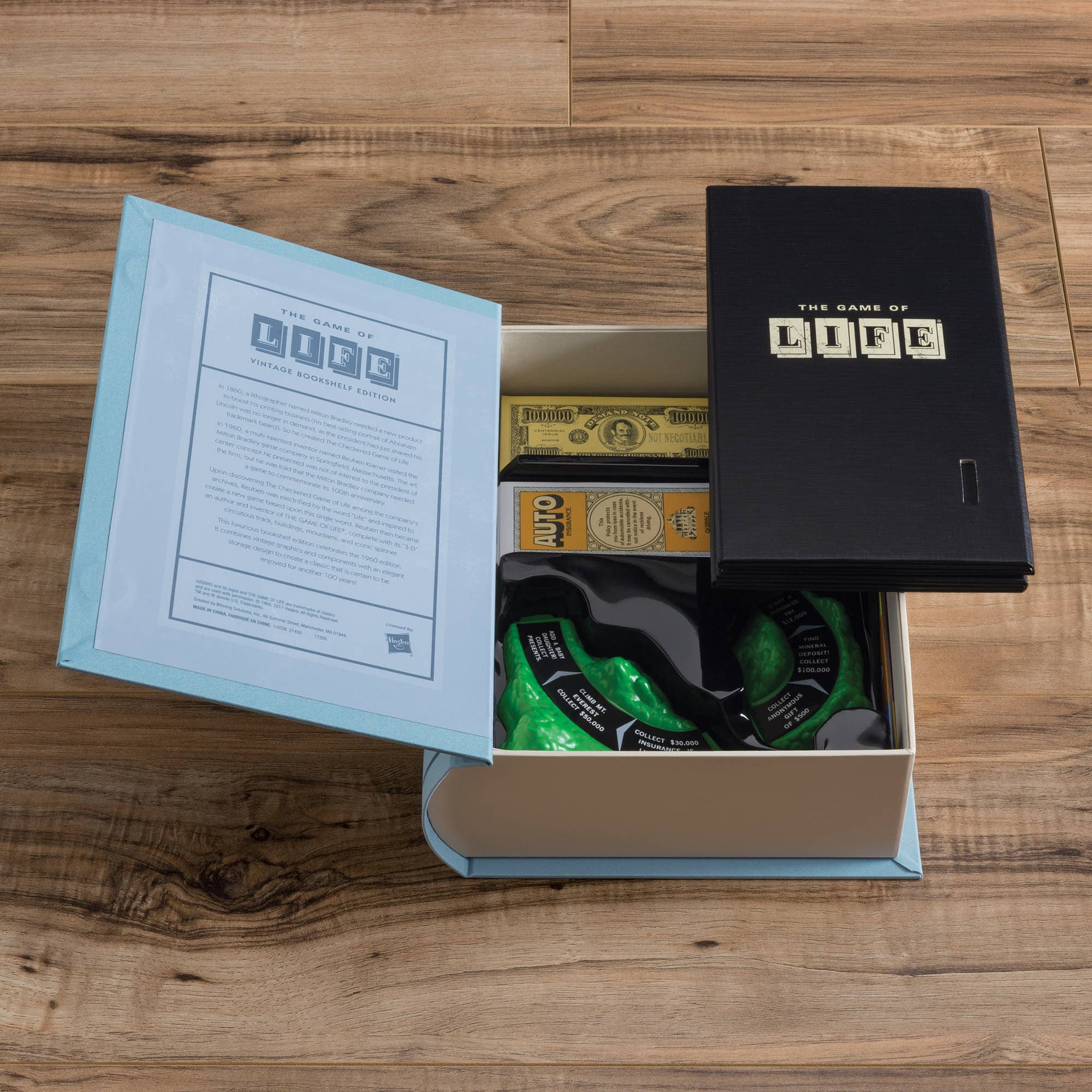 WS Game Company - Wholesale Board Game - The Game of Life Vintage Bookshelf Edition2