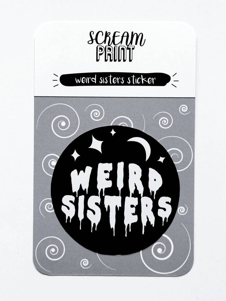 Sticker met rare zussen voor wholesale door ScreamPrintShop