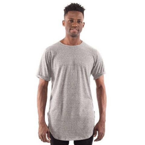 OTL Apparel - Wholesale T-Shirt - Men's - 3011B - CLOSEOUT Men's Extended Curved Hem Tee1