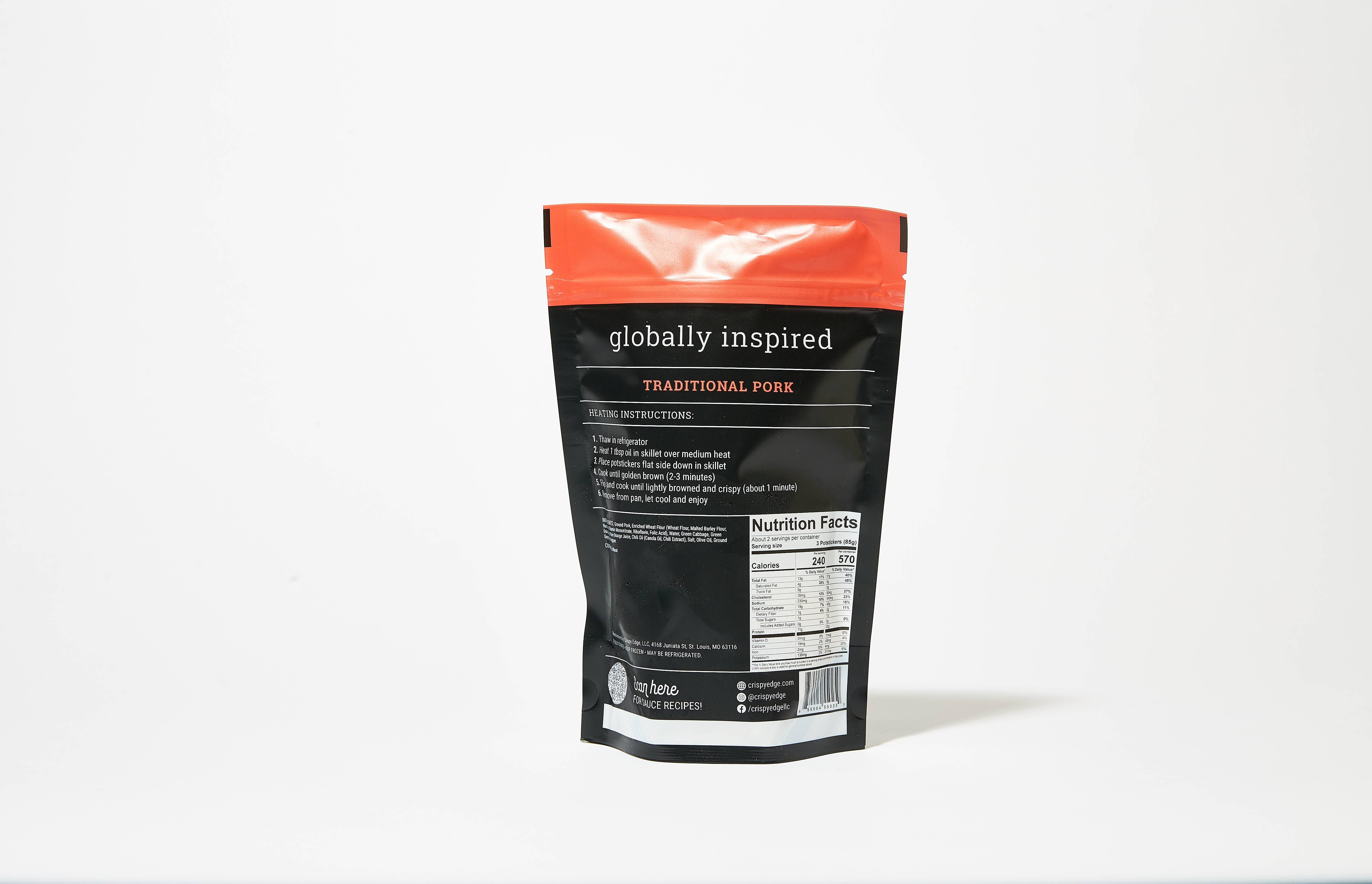 Crispy Edge - Wholesale  - Traditional Pork Potsticker2