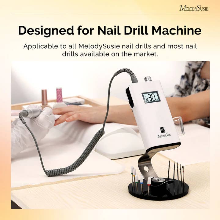 melodysusie - Wholesale Nailcare Set - Nail Drill Machine Holder with 10 Holes Nail Drill Bits