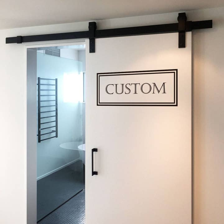 KUARKI - Wholesale Wall Decal/Stickers - Custom Text Door Decal, Vinyl Sticker, Custom Text Deca
